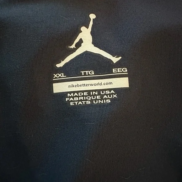 Nike Jordan Brand Compression Shorts Blue 433150-419 Men's Size XXL Made In USA